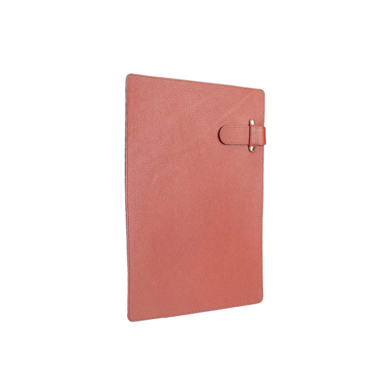 Carpeta Elías de cuero argentino tamaño A4, color terracota