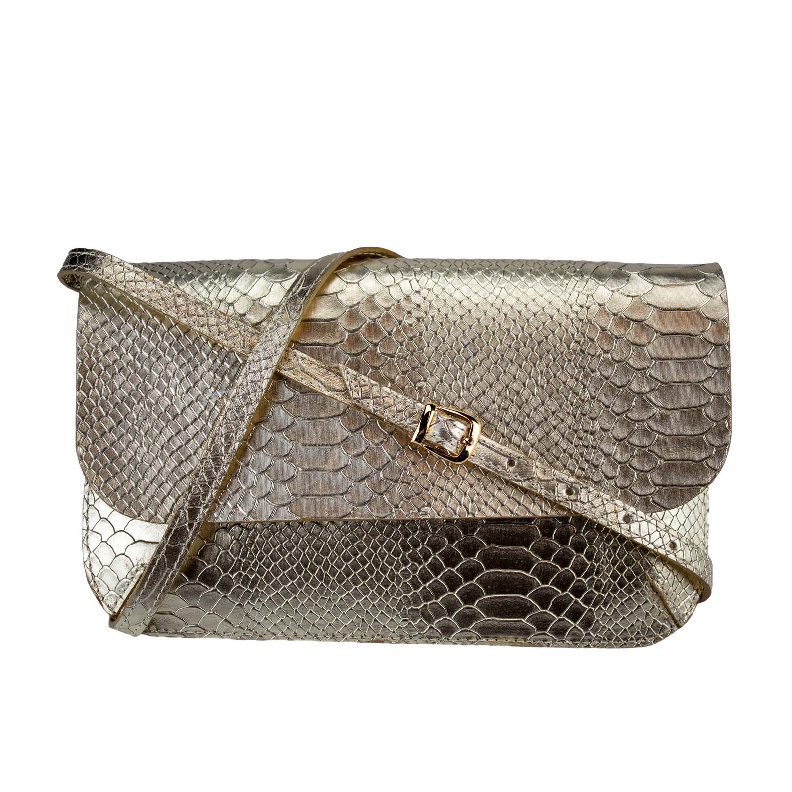 Toscana Envelope Bag - Embossed Golden